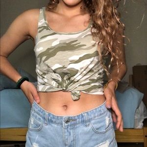 Camo tank top